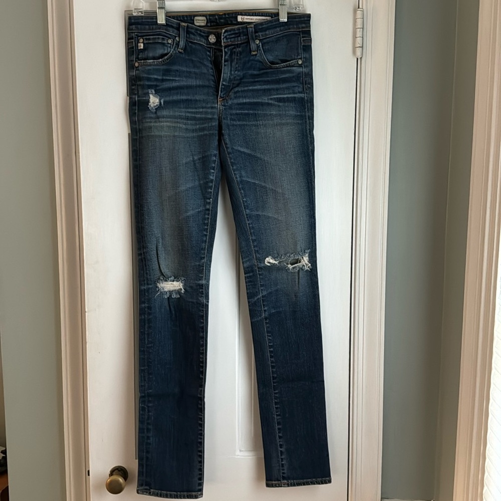 Women’s AG Premiere Skinny Straight Jeans Size 29R